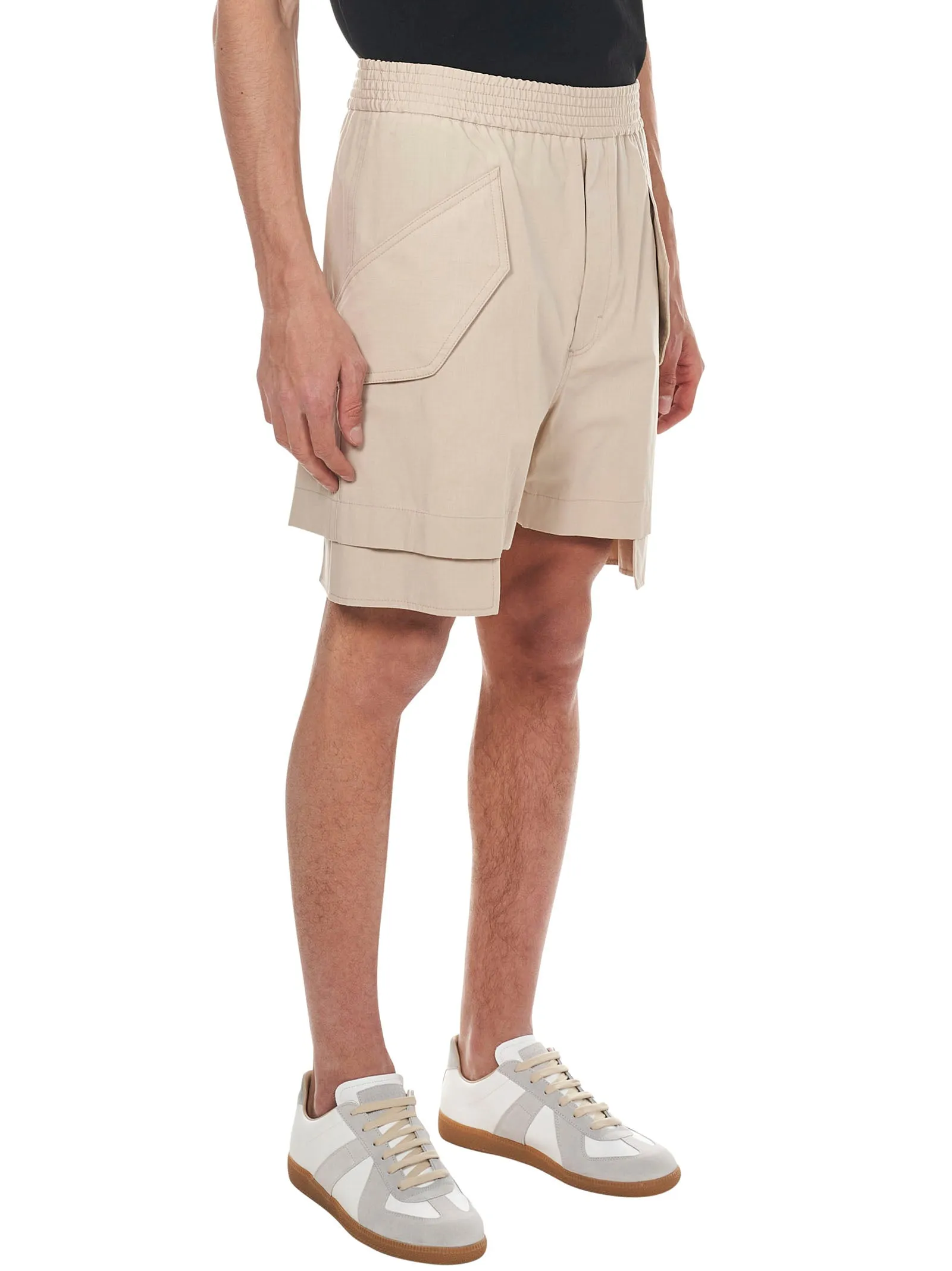 1017 ALYX 9SM Mid Rise Layered Bermuda Shorts