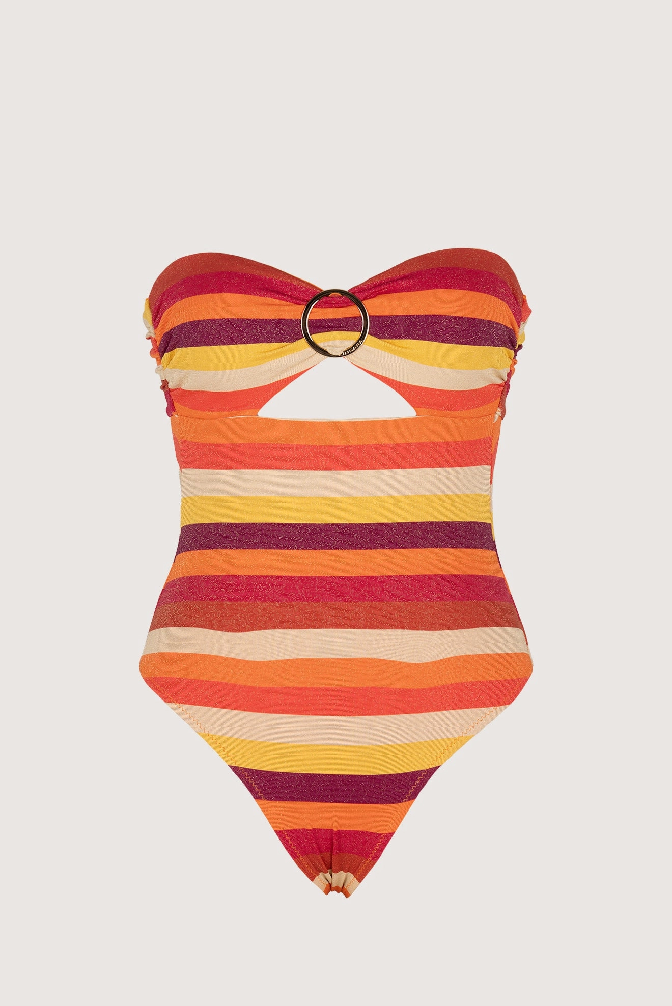  SUNSET BANDEAU ONE-PIECE GOLDEN RING