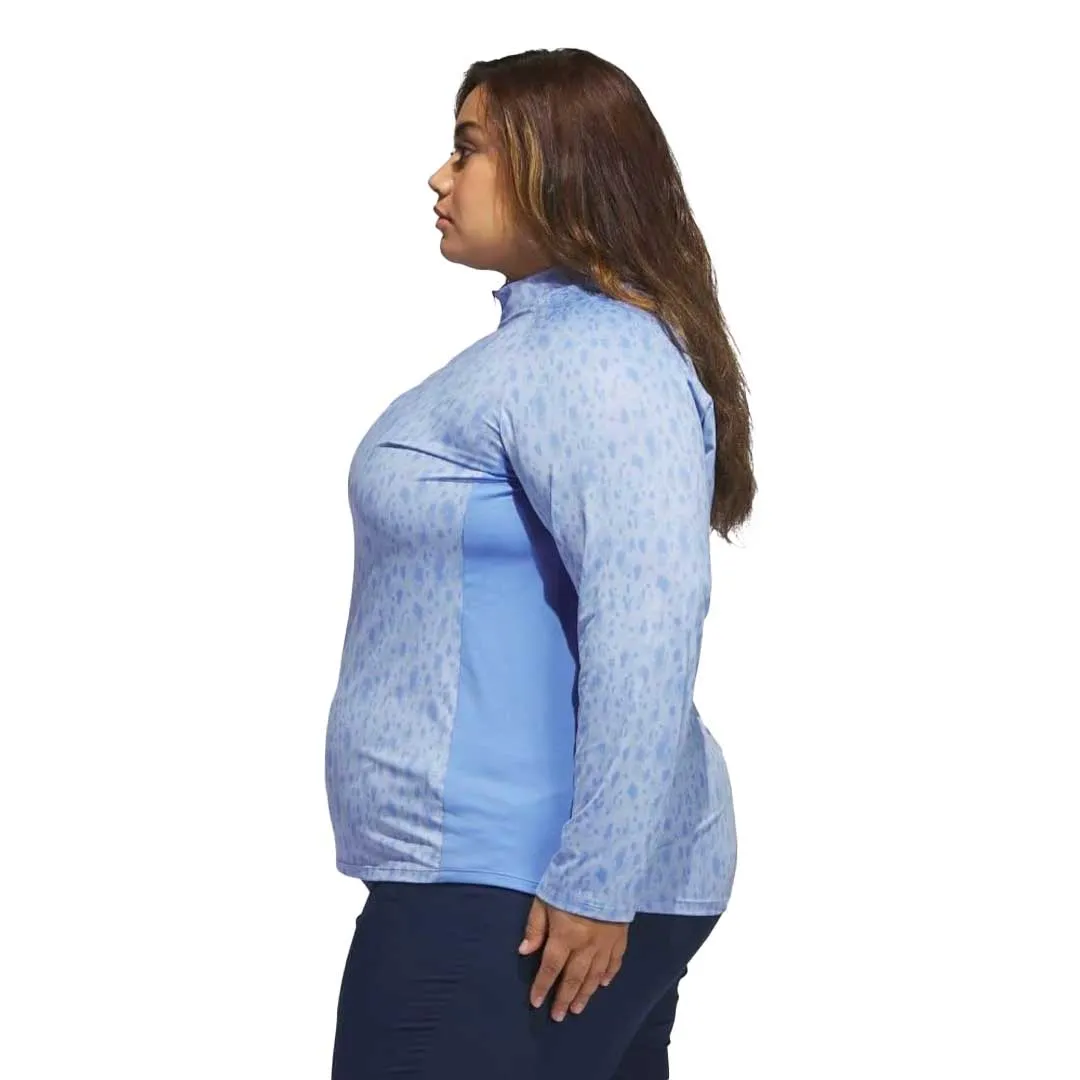 adidas - Women's Ultimate365 Quarter Zip Long Sleeve Golf Polo (Plus Size) (HT1248)