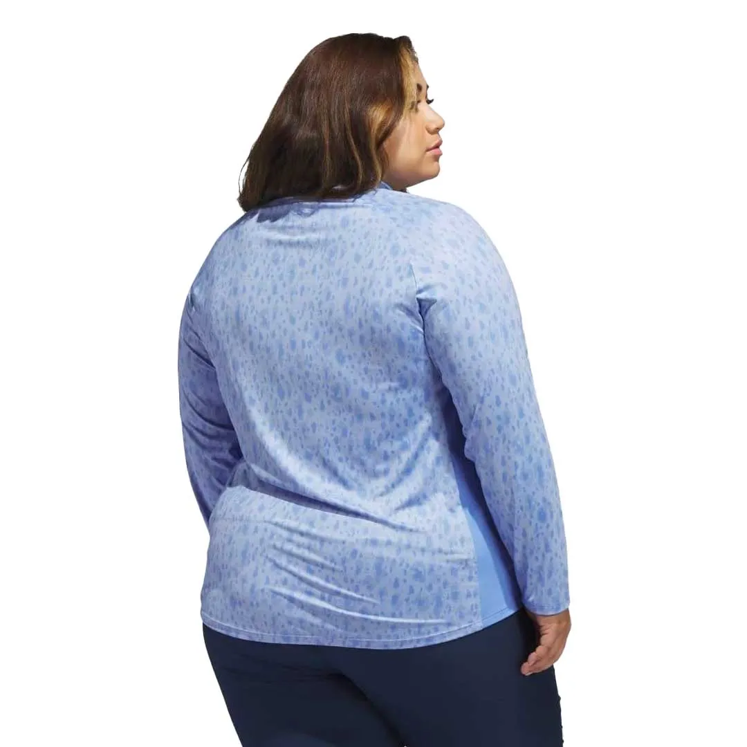 adidas - Women's Ultimate365 Quarter Zip Long Sleeve Golf Polo (Plus Size) (HT1248)