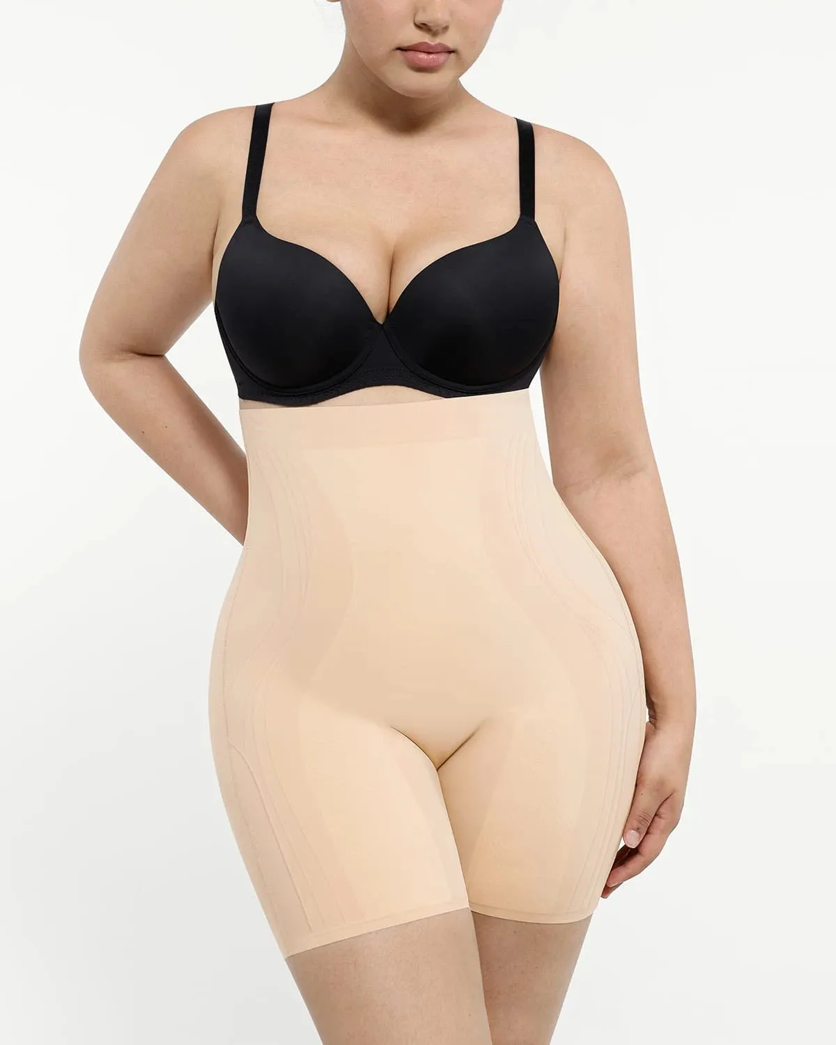 AirSlim® Tummy Control Flawless Smoothing Mid-Thigh Shorts