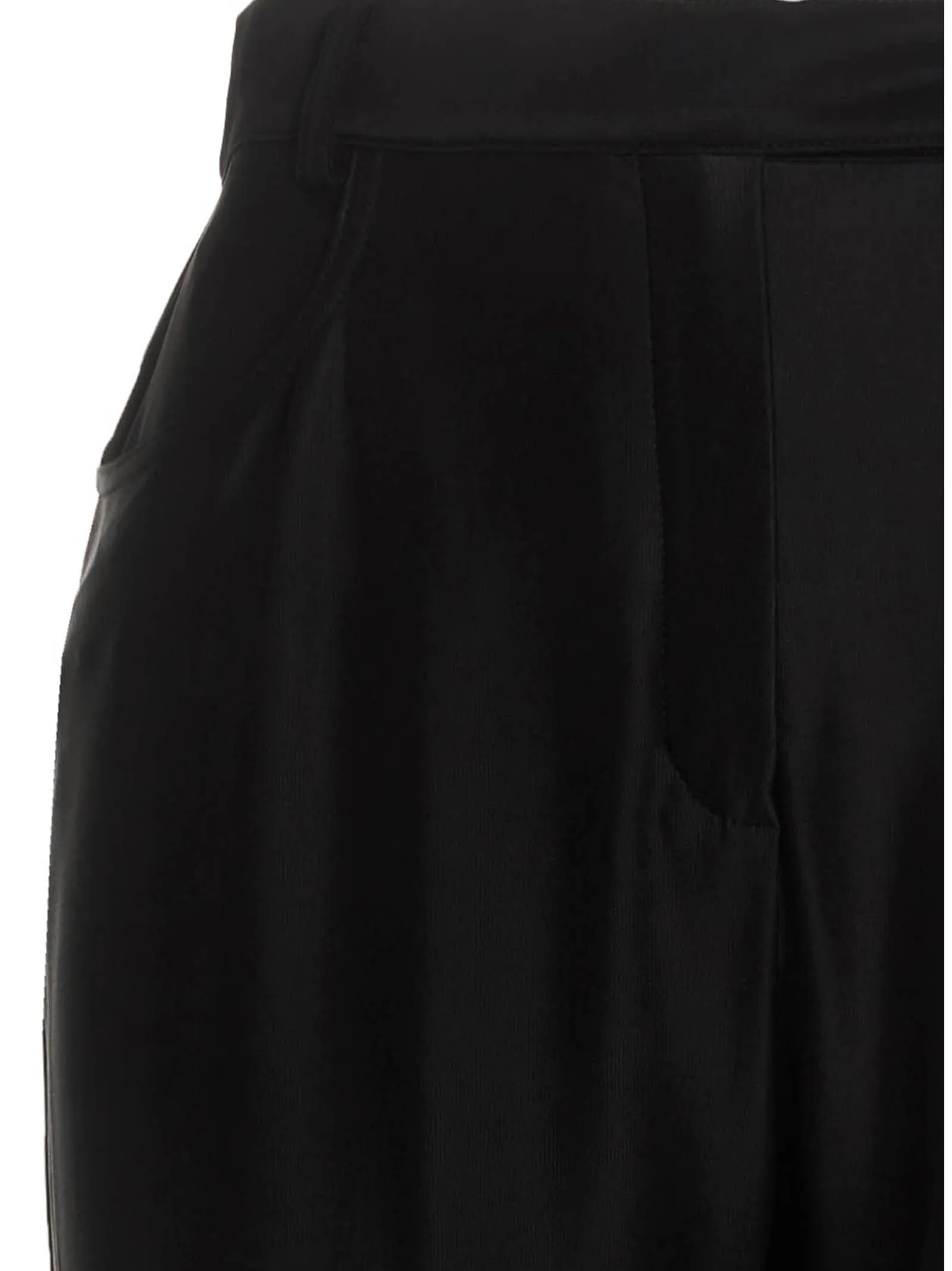 Alexandre Vauthier Flared High-Waisted Satin Pants