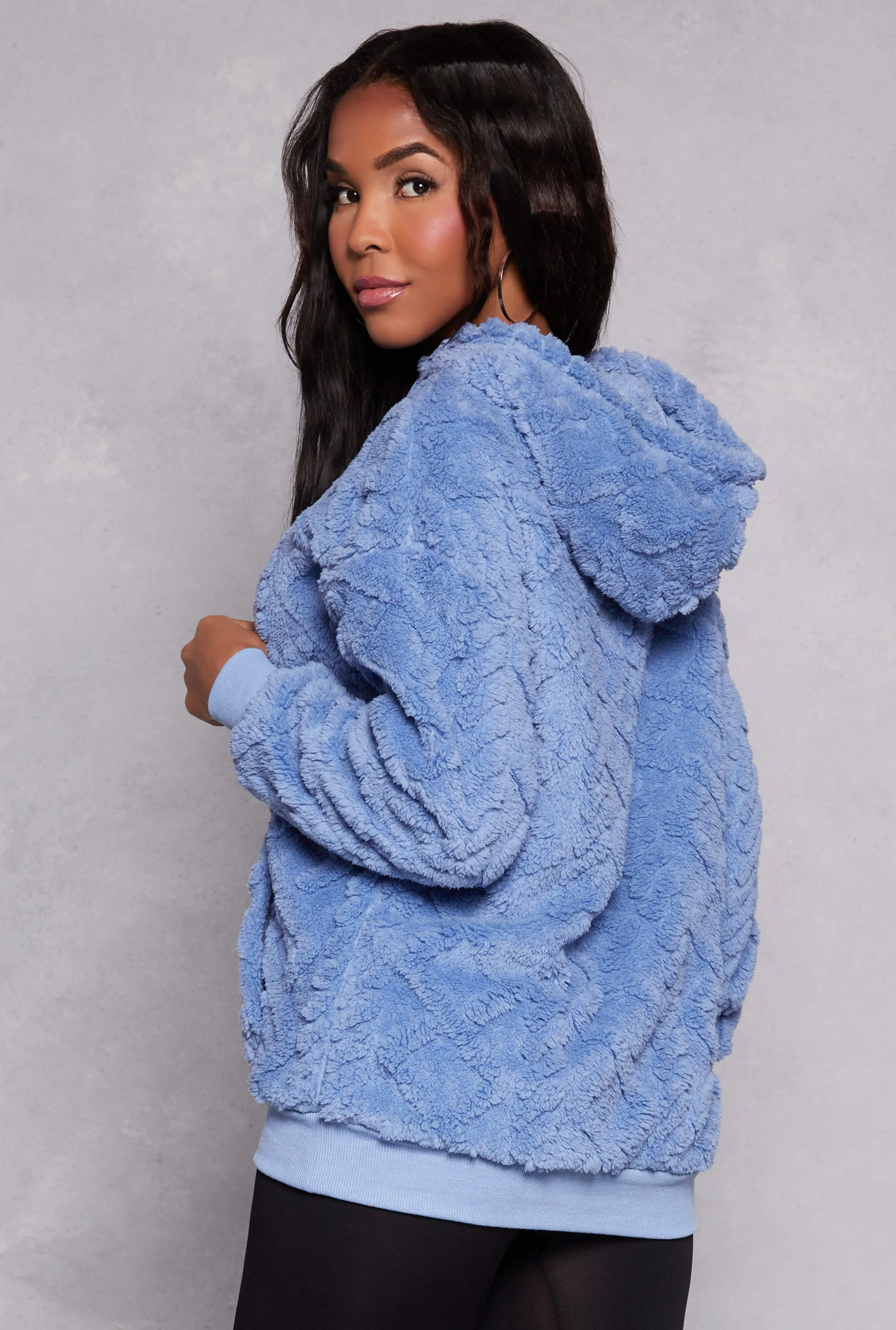 Almost Famous Faux Fur Hoodie
