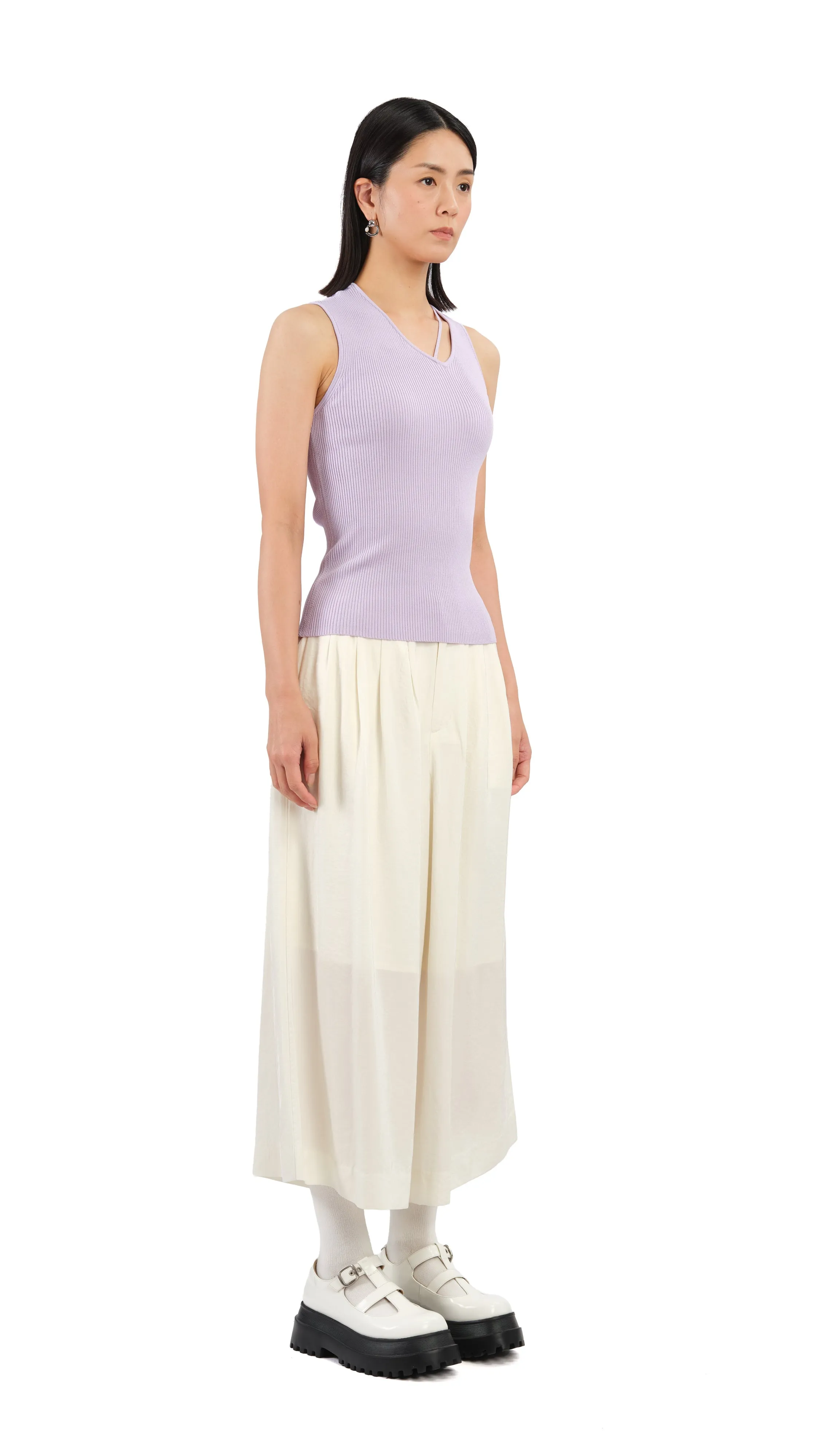 Asymmetric Neckline Top
