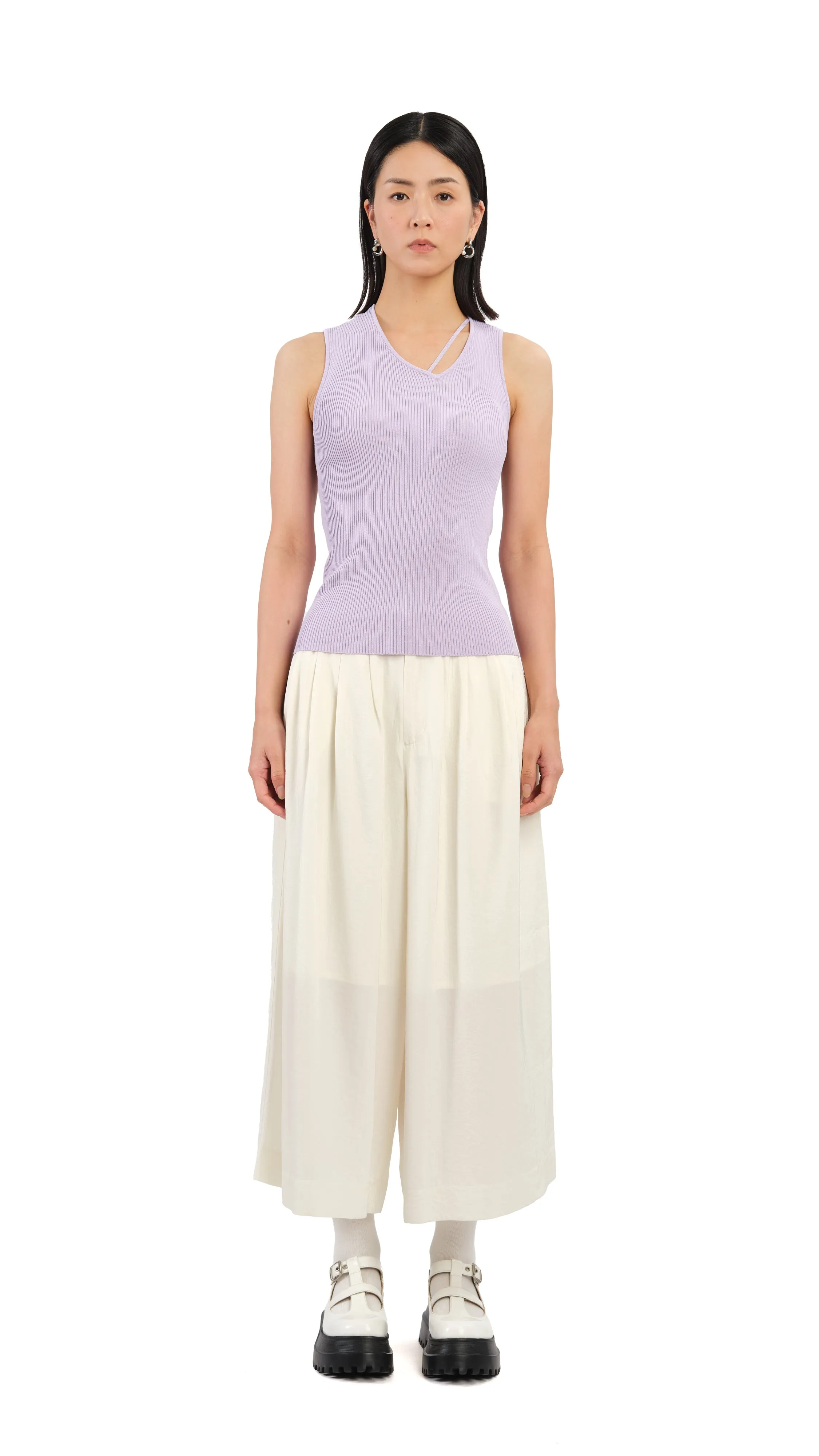Asymmetric Neckline Top