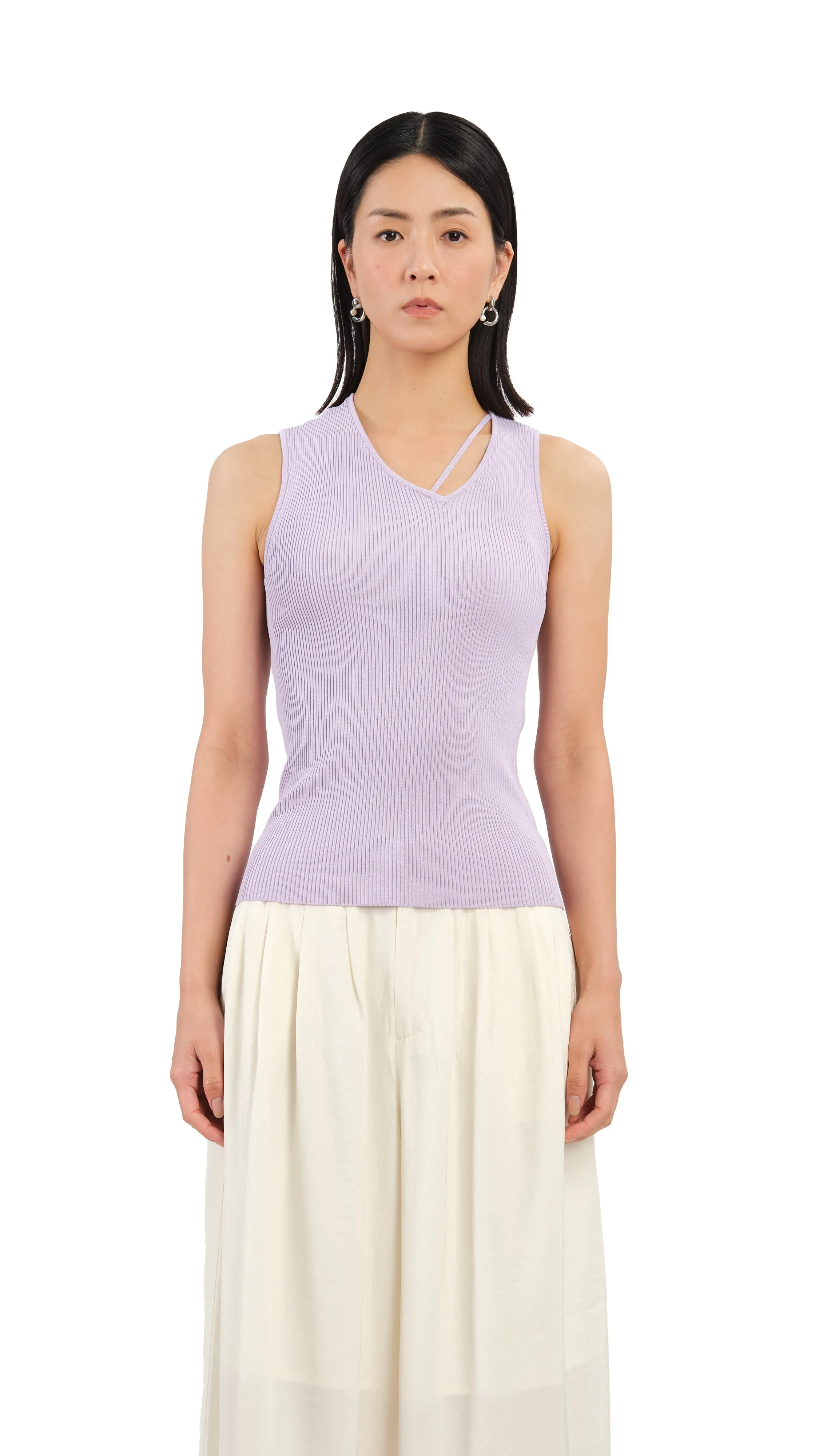 Asymmetric Neckline Top
