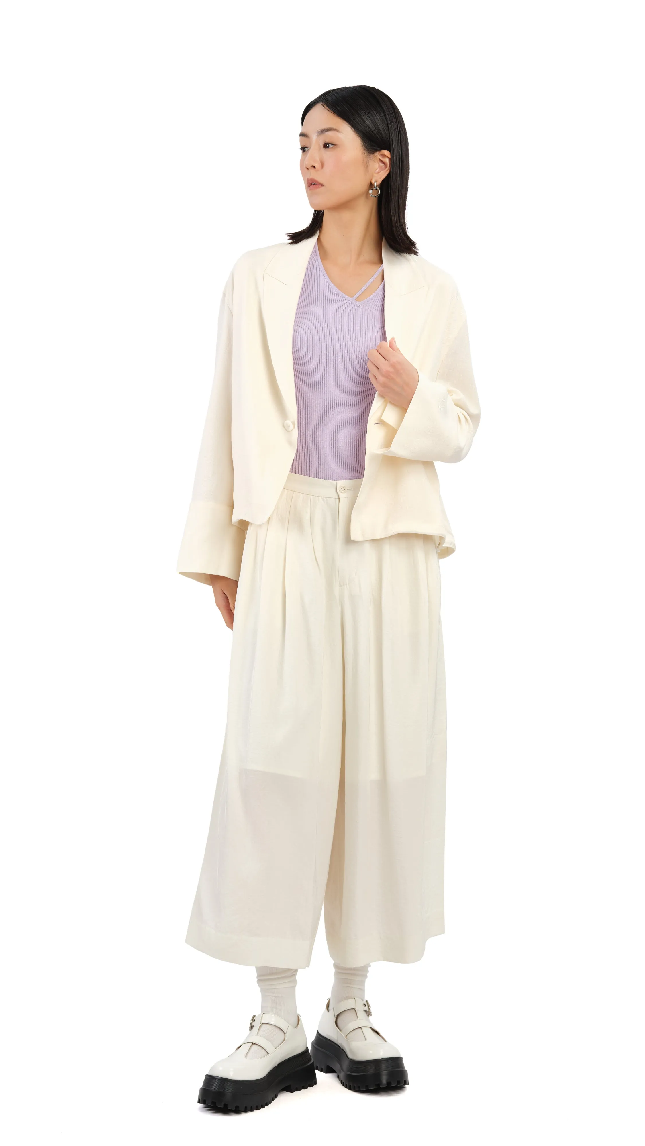 Asymmetric Neckline Top