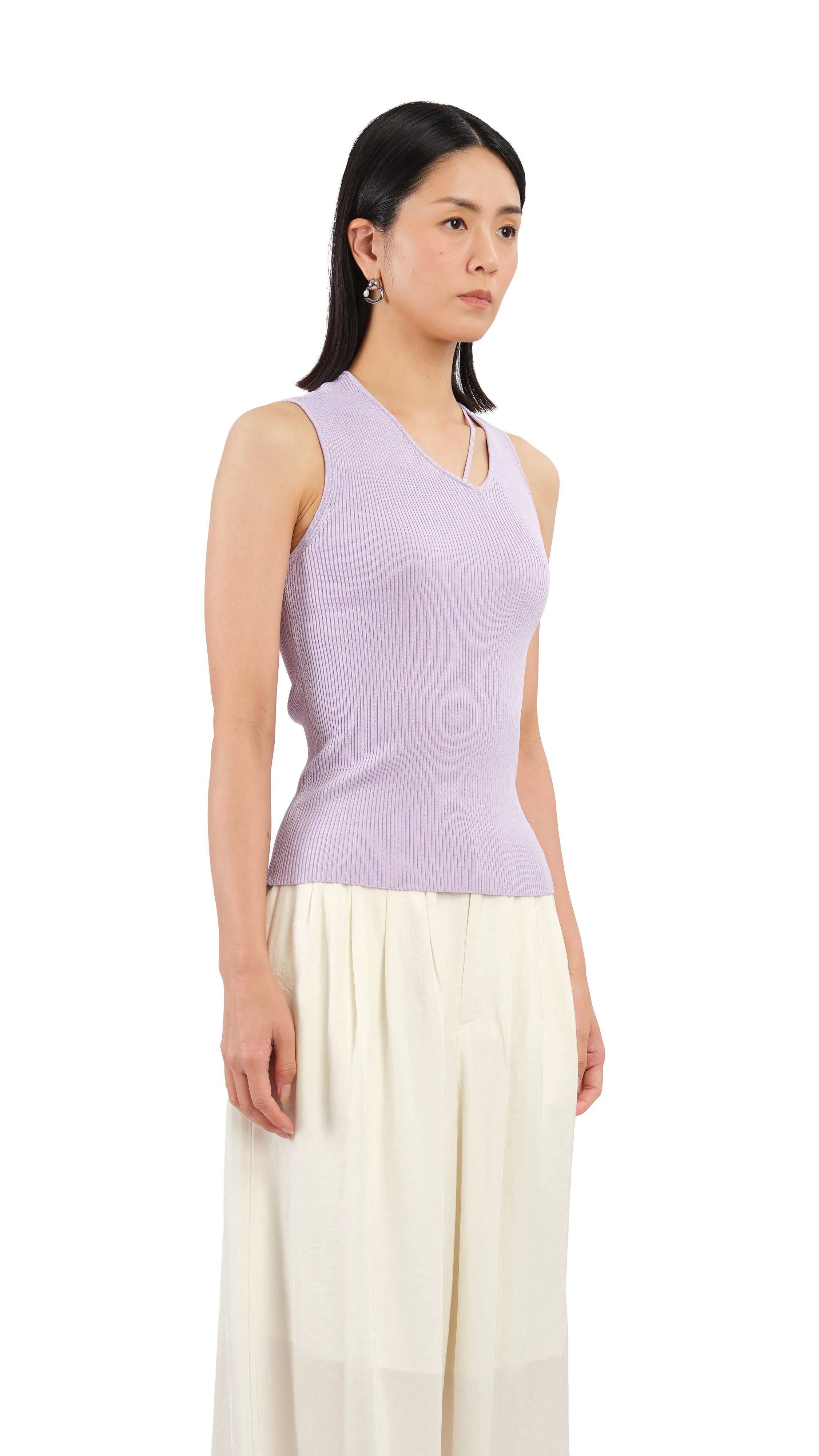 Asymmetric Neckline Top