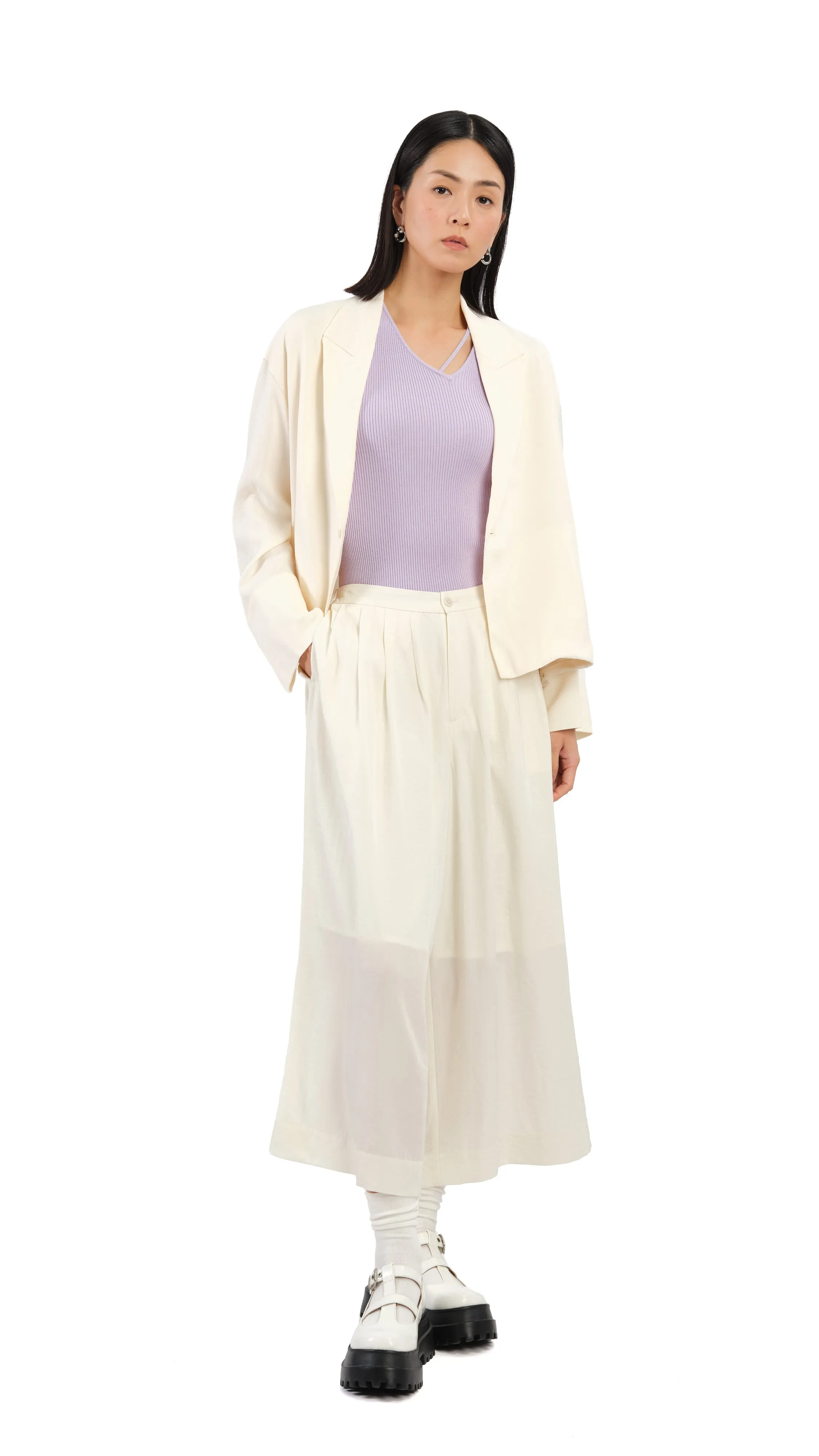 Asymmetric Neckline Top