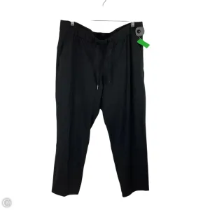 Athletic Pants By Lululemon In Black, Size: 14