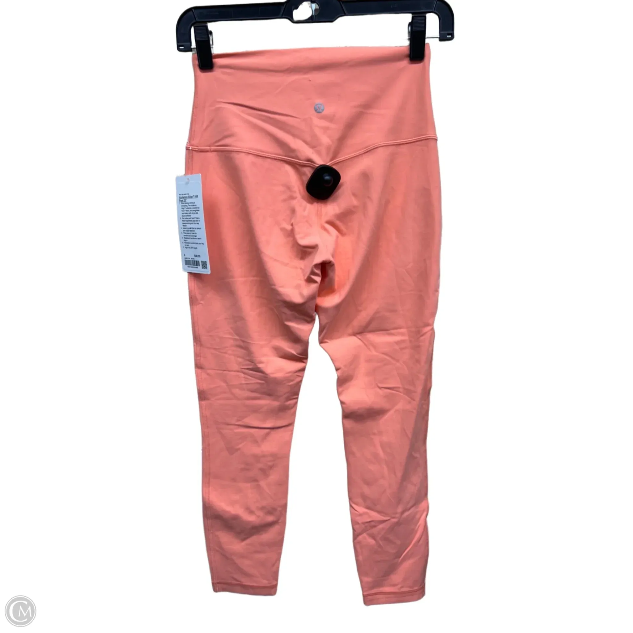 Athletic Pants By Lululemon In Orange, Size: 6