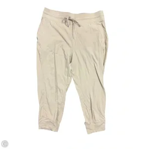 Athletic Pants By Lululemon In Tan, Size: 14