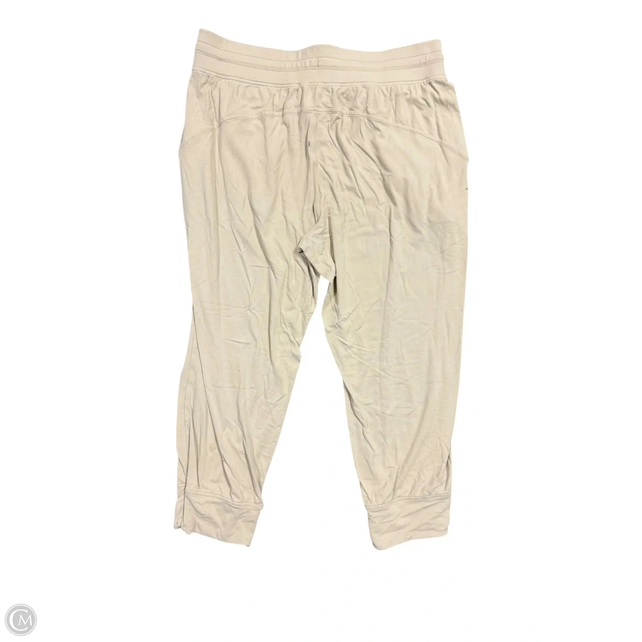 Athletic Pants By Lululemon In Tan, Size: 14