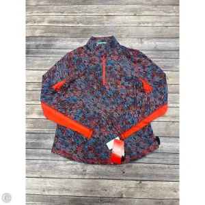 Athletic Top Long Sleeve Collar By Cme In Multi-colored, Size: L