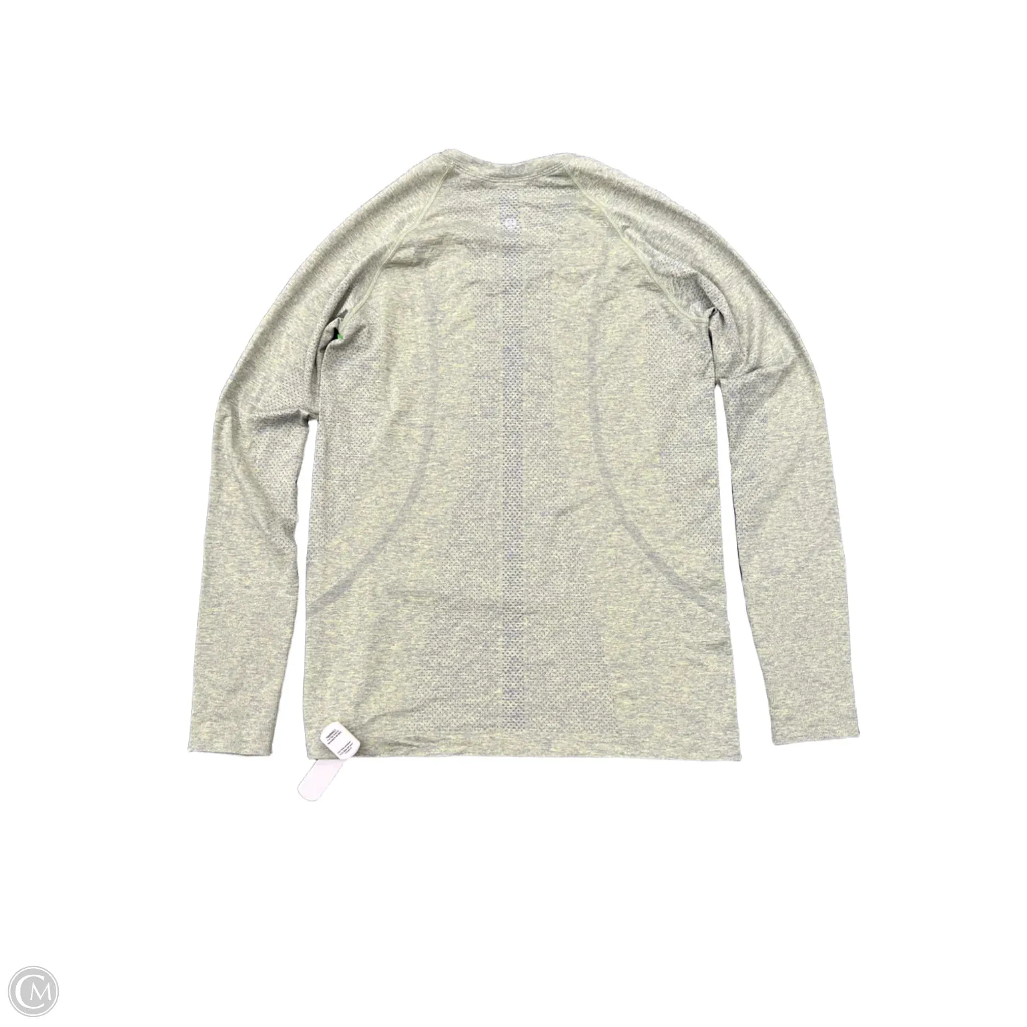 Athletic Top Long Sleeve Crewneck By Lululemon In Green, Size: 10