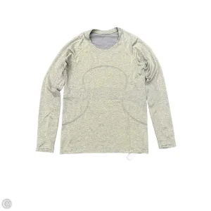 Athletic Top Long Sleeve Crewneck By Lululemon In Green, Size: 10