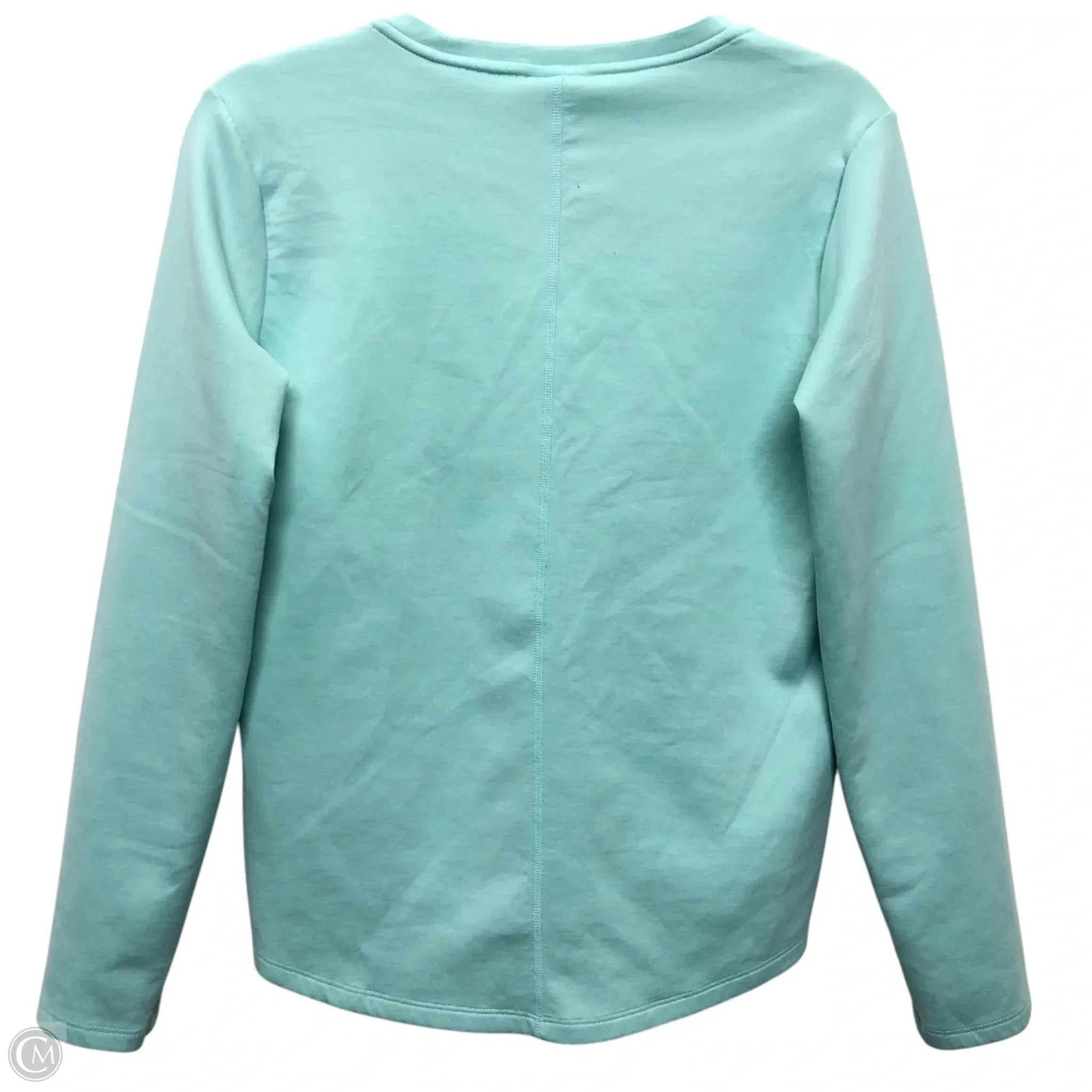 Athletic Top Long Sleeve Crewneck By Nike In Green, Size: S