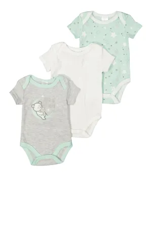 Baby Boys 0-9M Loved By My Mama Bodysuits 3 Pack