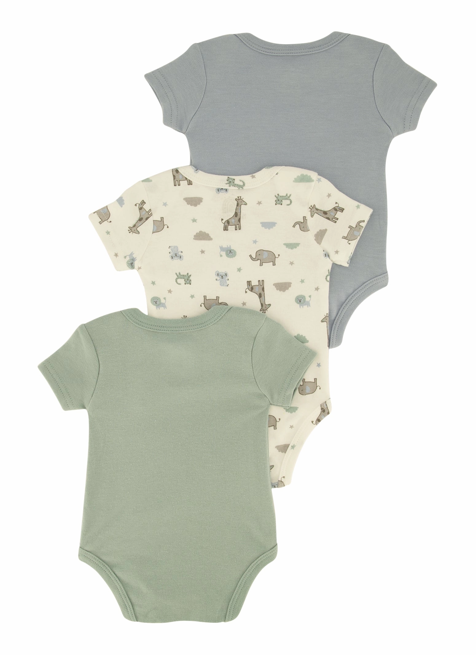 Baby Boys 0-9M Tiny Miracle Graphic Bodysuits 3 Pack