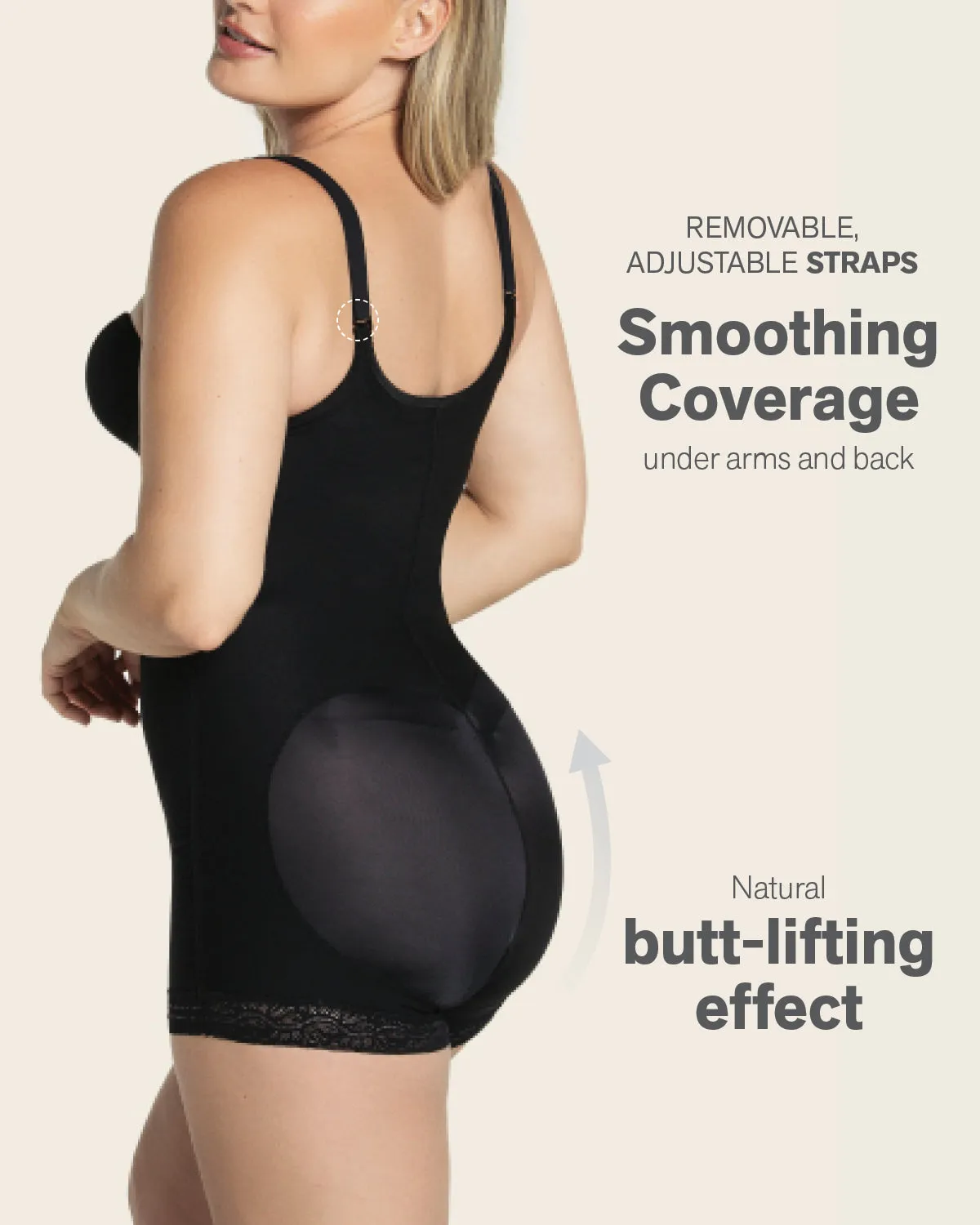 Boyshort Bottom Body Shaper with Firm Compression