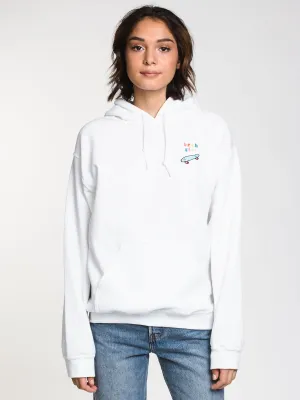 BRUH GIRL EMB HD - WHITE-L - CLEARANCE