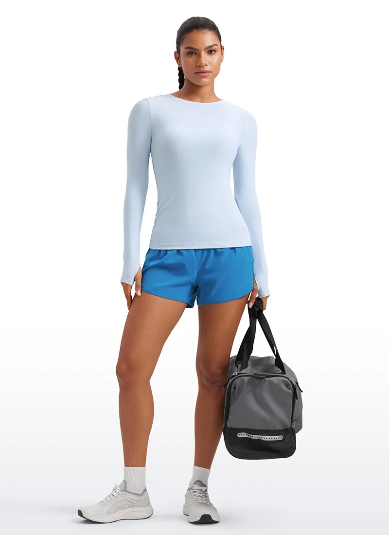 Cloudweight Lightweight Workout Crewneck Long Sleeve with Thumb Hole