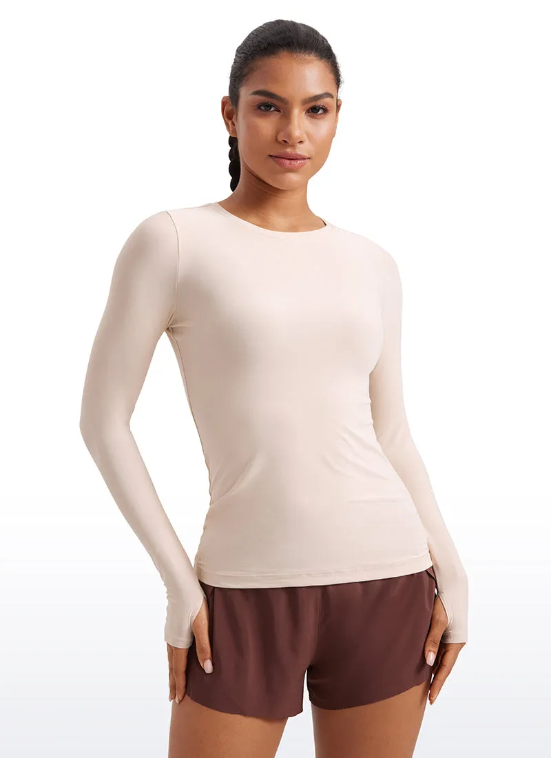 Cloudweight Lightweight Workout Crewneck Long Sleeve with Thumb Hole