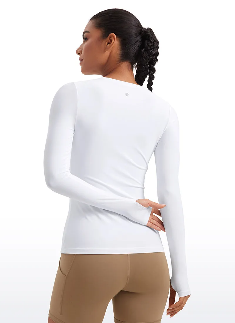 Cloudweight Lightweight Workout Crewneck Long Sleeve with Thumb Hole