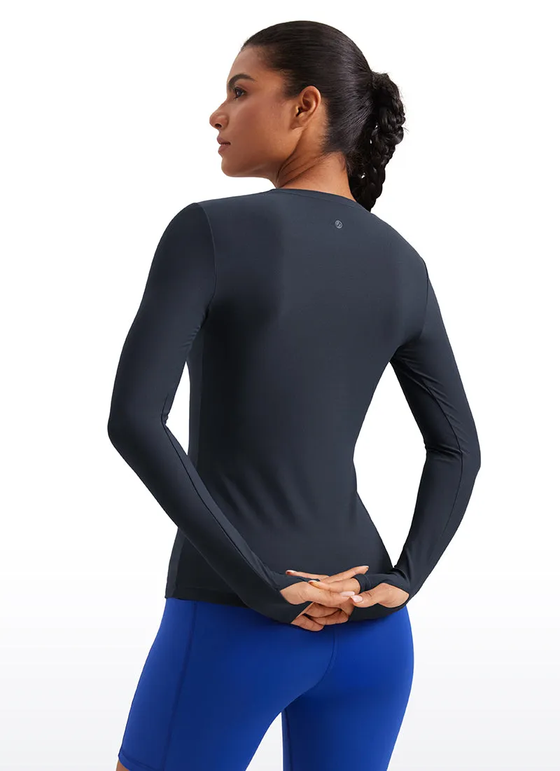 Cloudweight Lightweight Workout Crewneck Long Sleeve with Thumb Hole