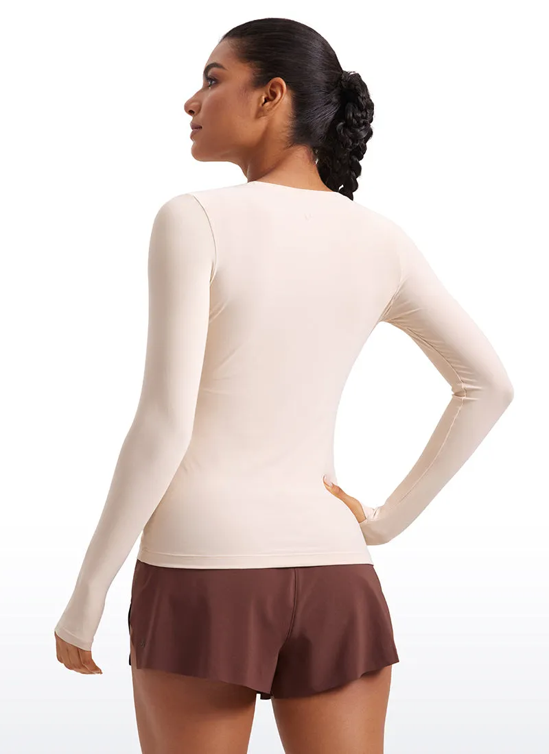 Cloudweight Lightweight Workout Crewneck Long Sleeve with Thumb Hole