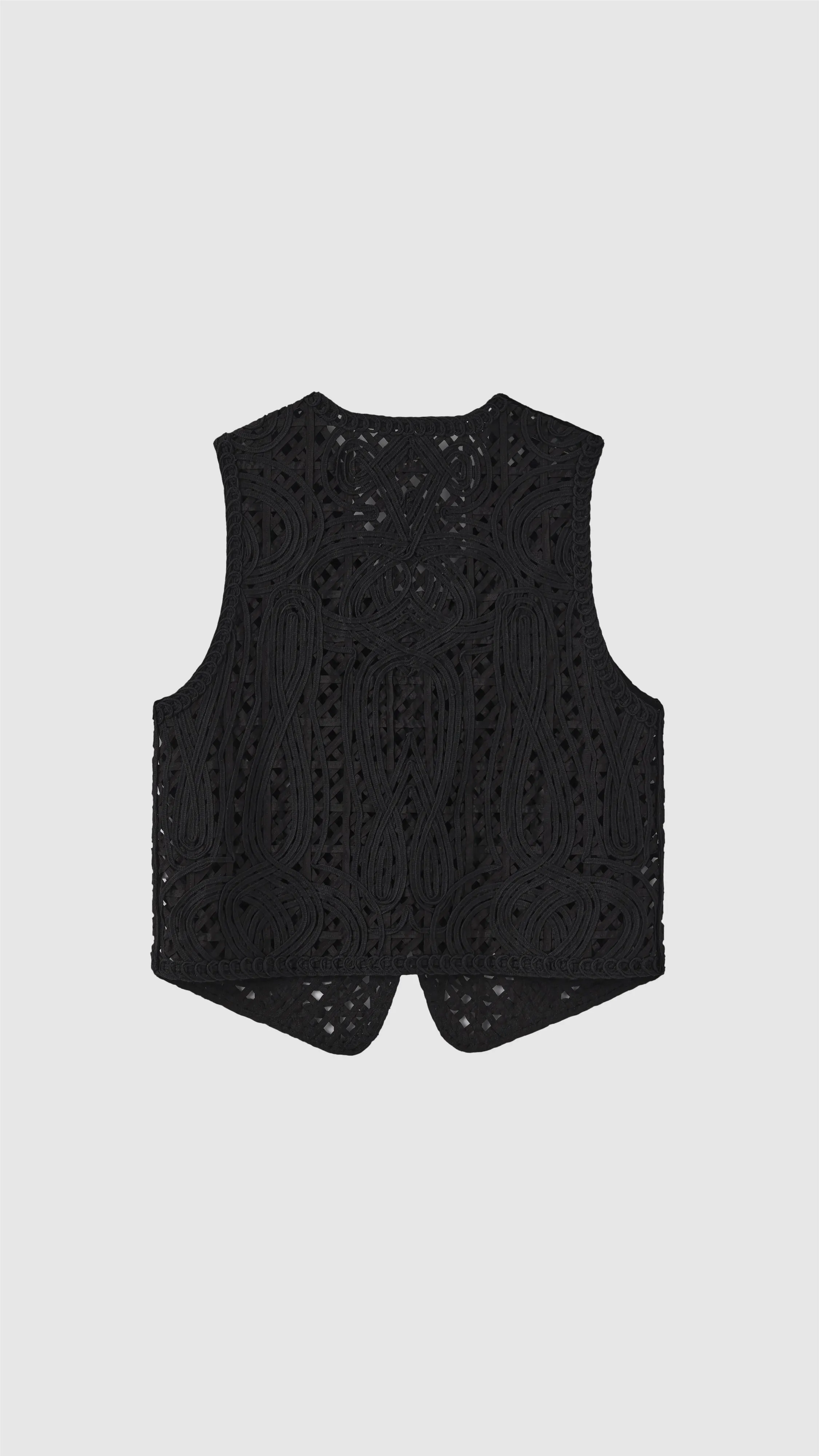 Cord Embroidery Vest