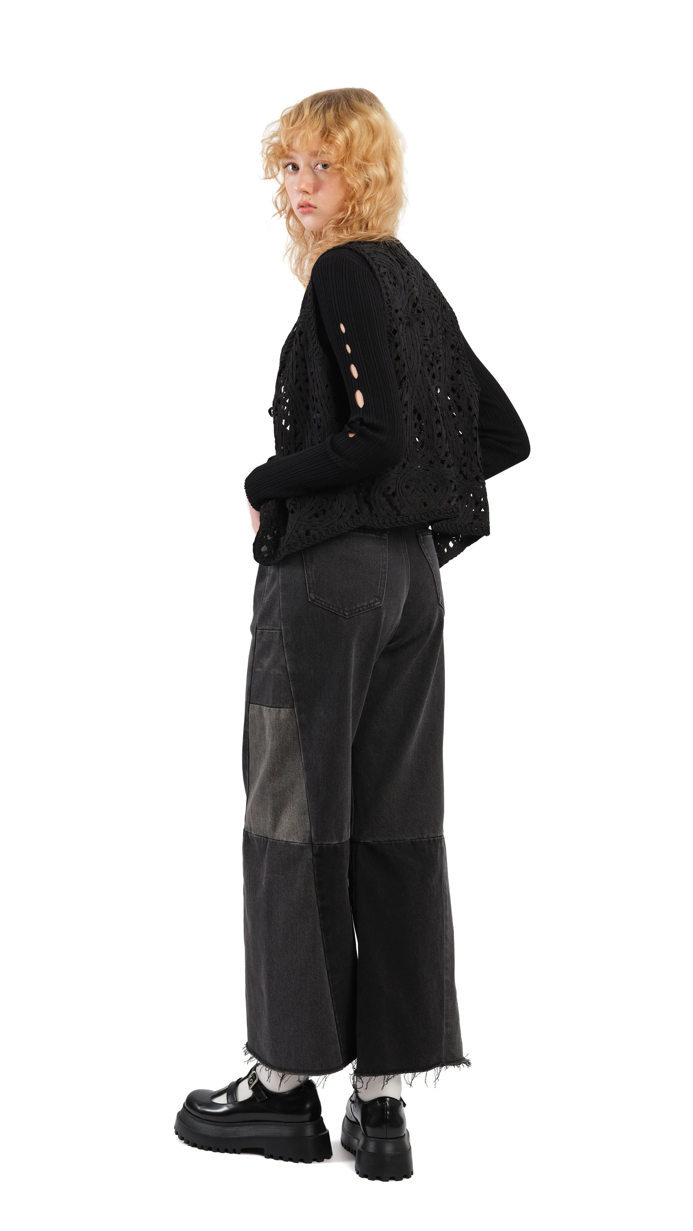 Cord Embroidery Vest