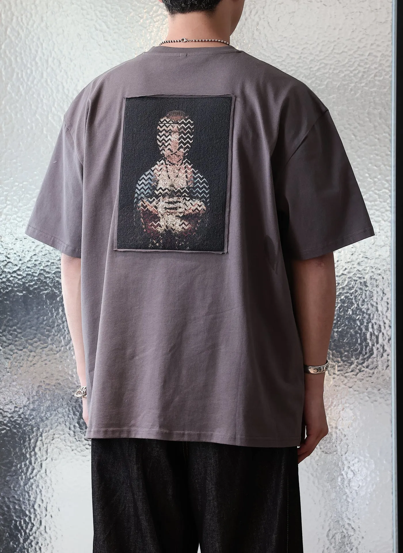 Dama Con Lermellino Cotton Embroidery Top