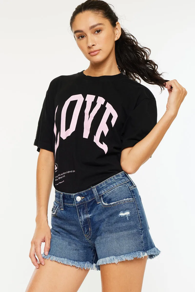 Darcie Essentials Mid Rise Shorts