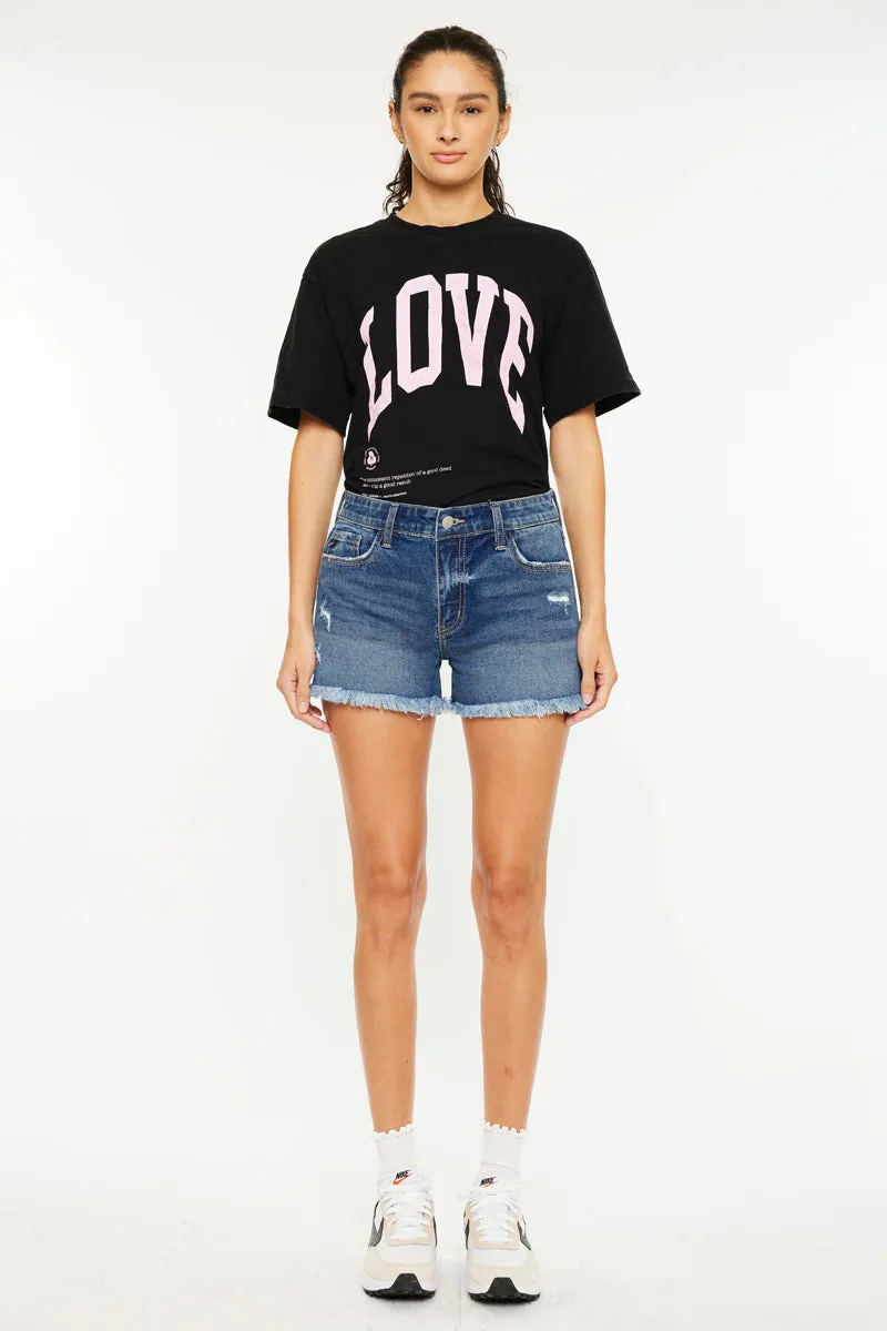 Darcie Essentials Mid Rise Shorts