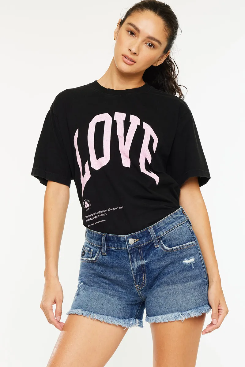 Darcie Essentials Mid Rise Shorts