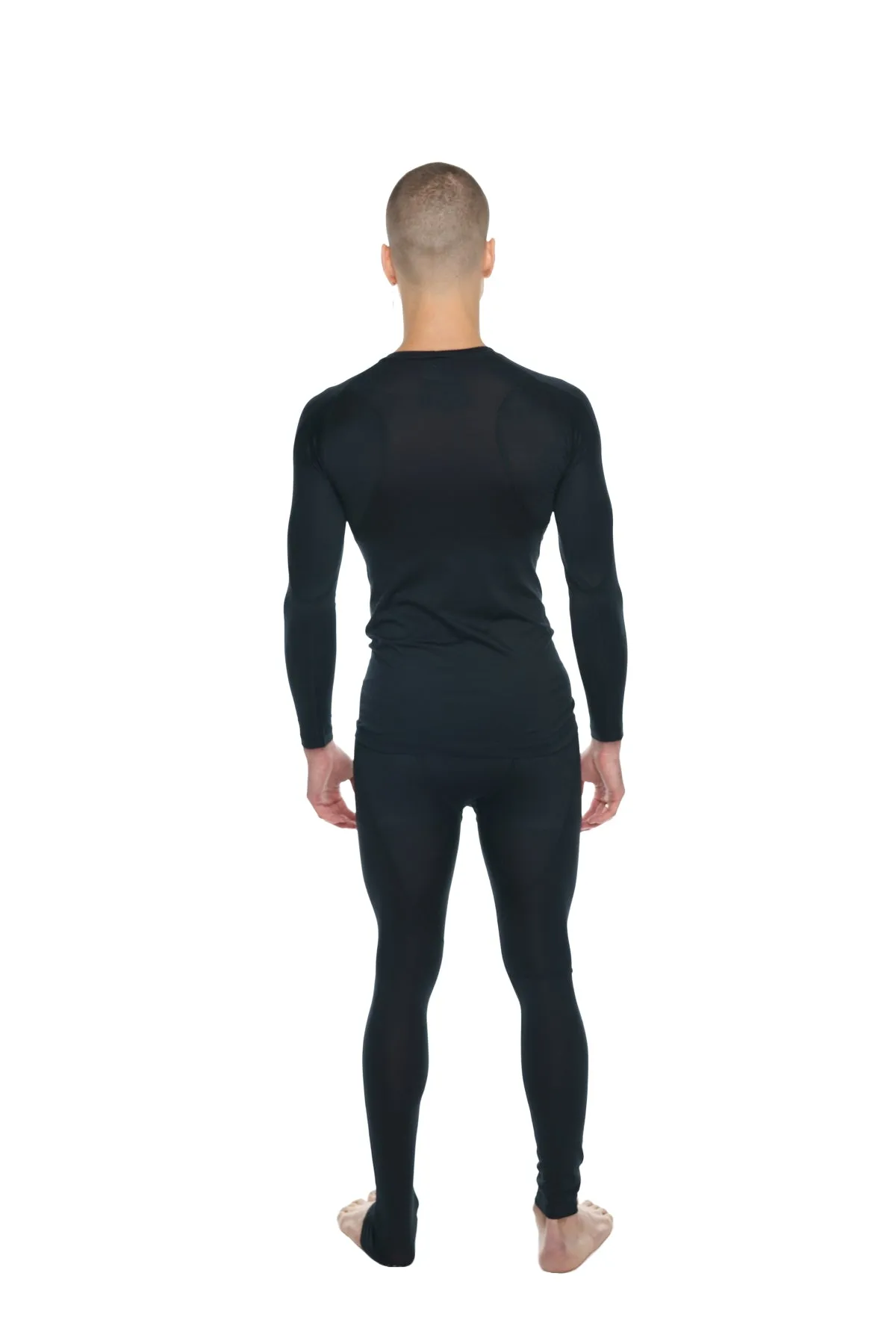 Designer Raglan Crew-Neck Tee - Long Sleeve (Carbon Black)
