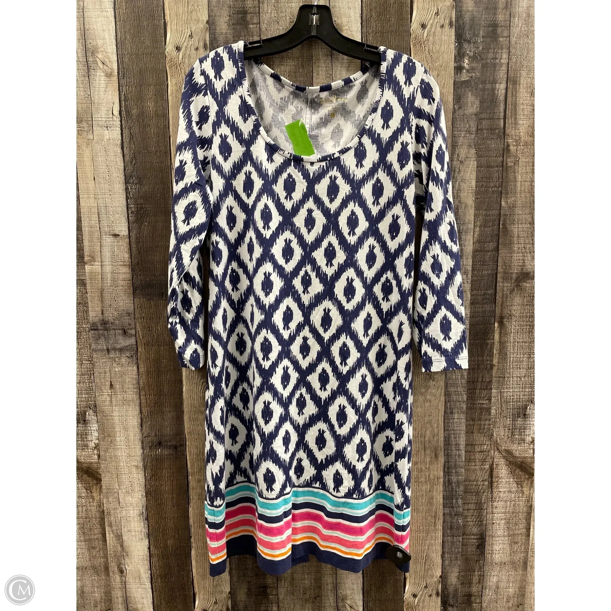Dress Designer By Lilly Pulitzer In Blue, Size: L