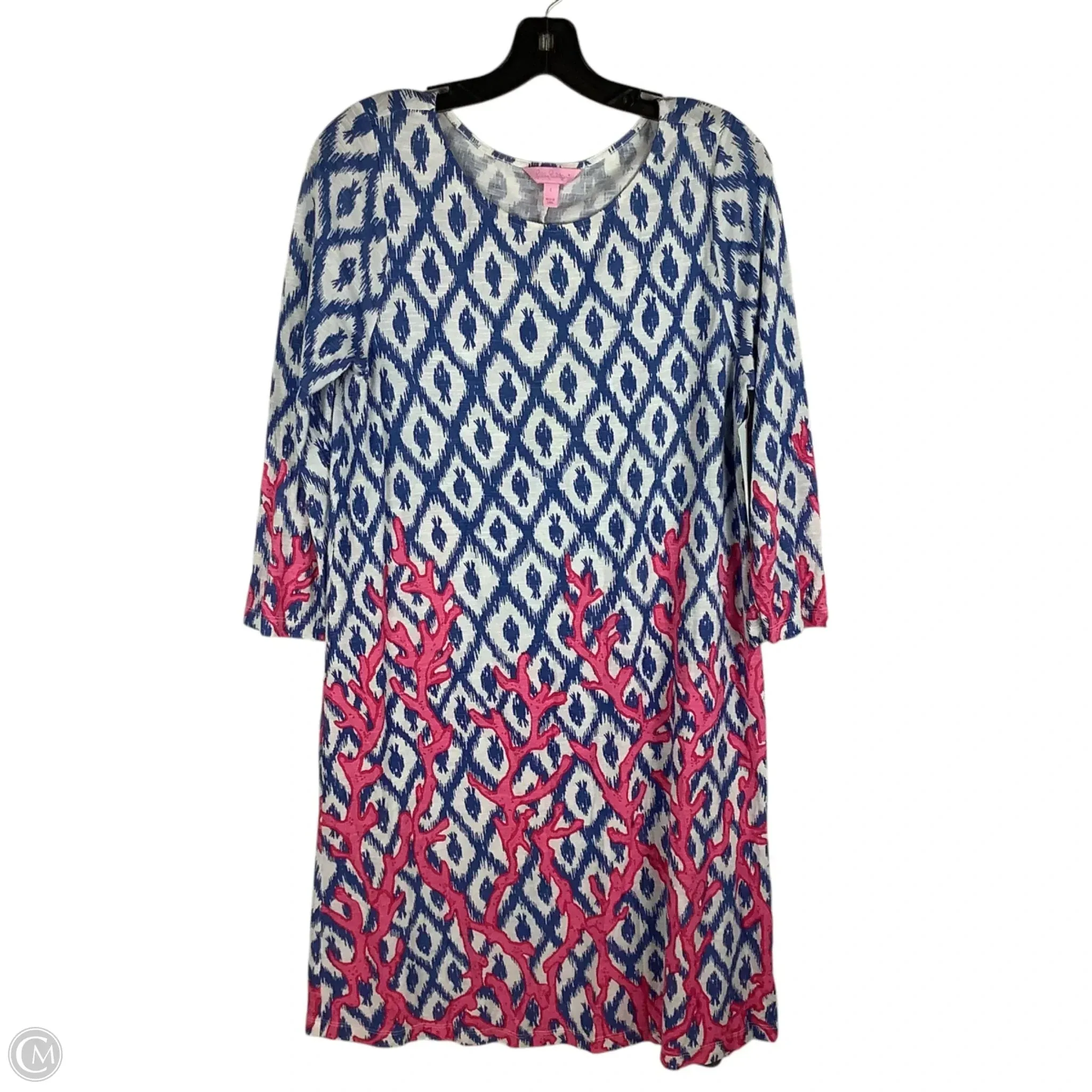 Dress Designer By Lilly Pulitzer In Blue, Size: L