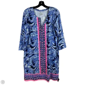 Dress Designer By Lilly Pulitzer In Blue, Size: L