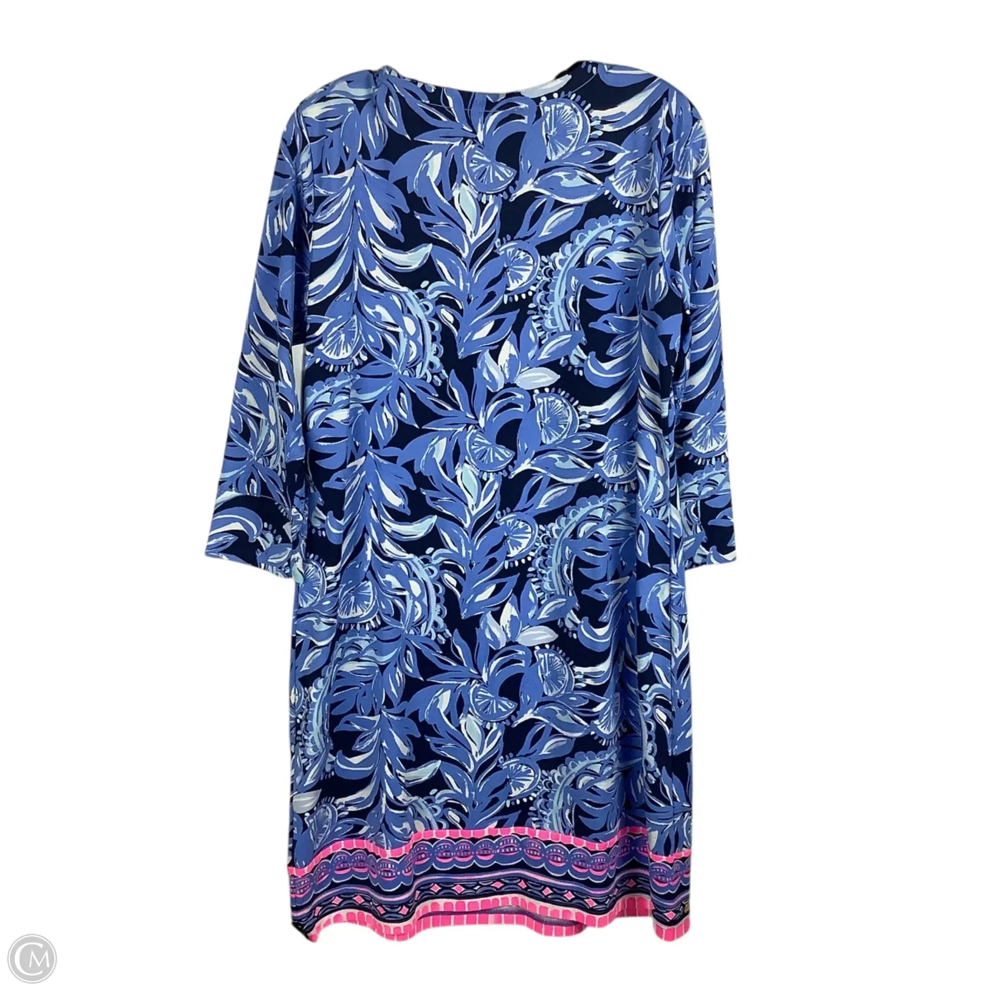Dress Designer By Lilly Pulitzer In Blue, Size: L