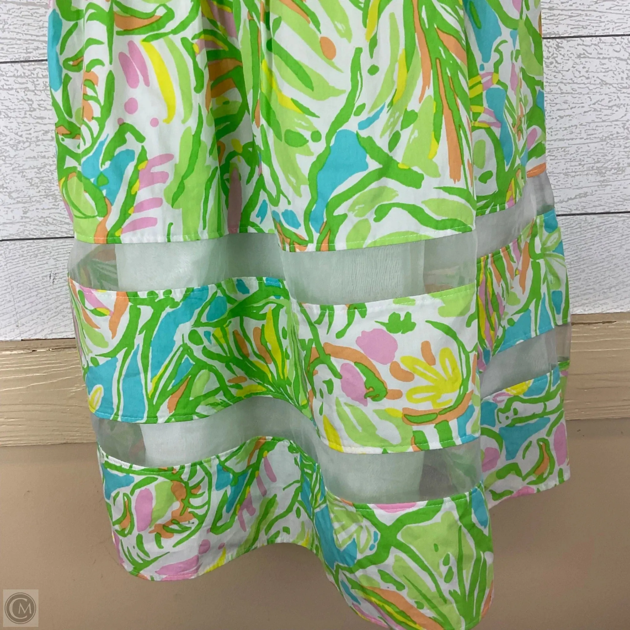 Dress Designer By Lilly Pulitzer In Green, Size: 0