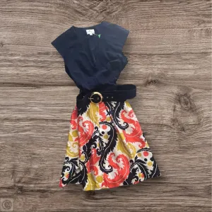 Dress Designer By Milly In Black & Orange, Size: 10