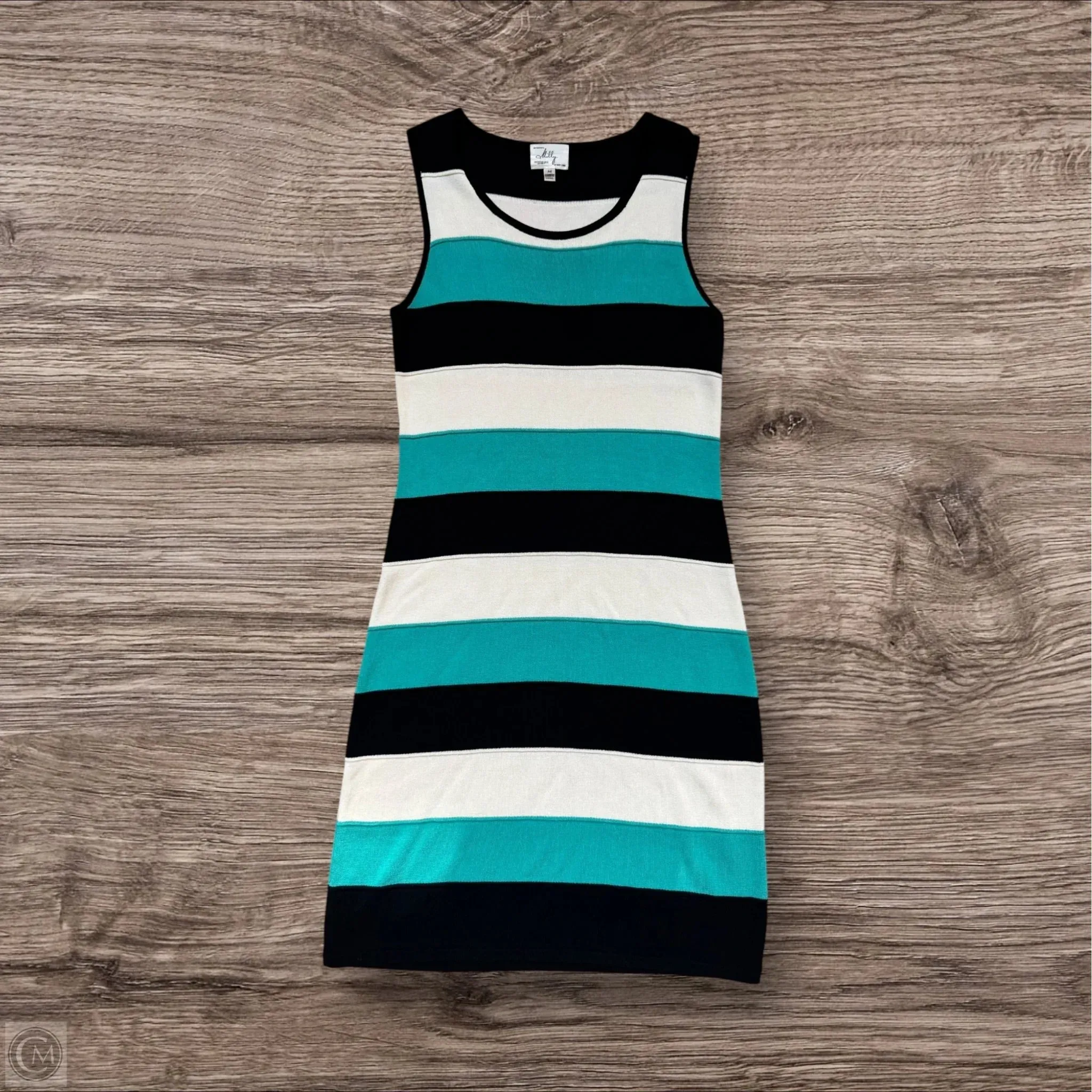 Dress Designer By Milly In Blue & White, Size: M