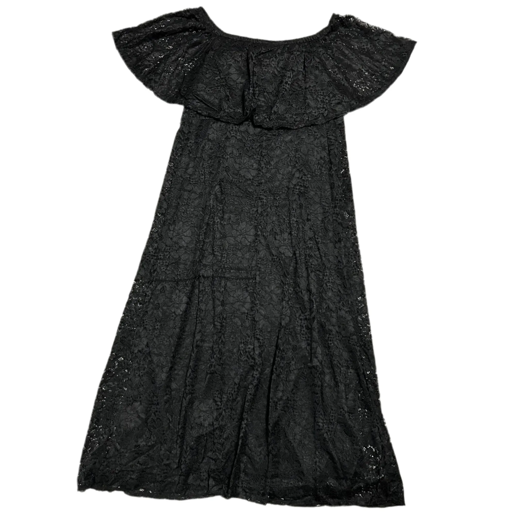 Dress Party Long By Ellen Weaver In Black, Size: 2x