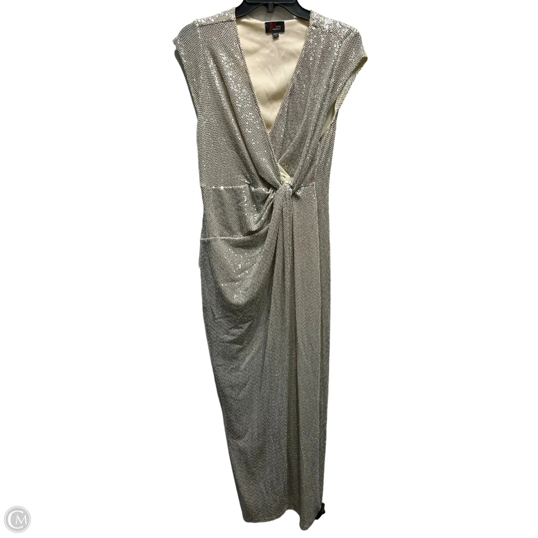 Dress Party Long By JM BY JOHN MEYER In Silver, Size: 8