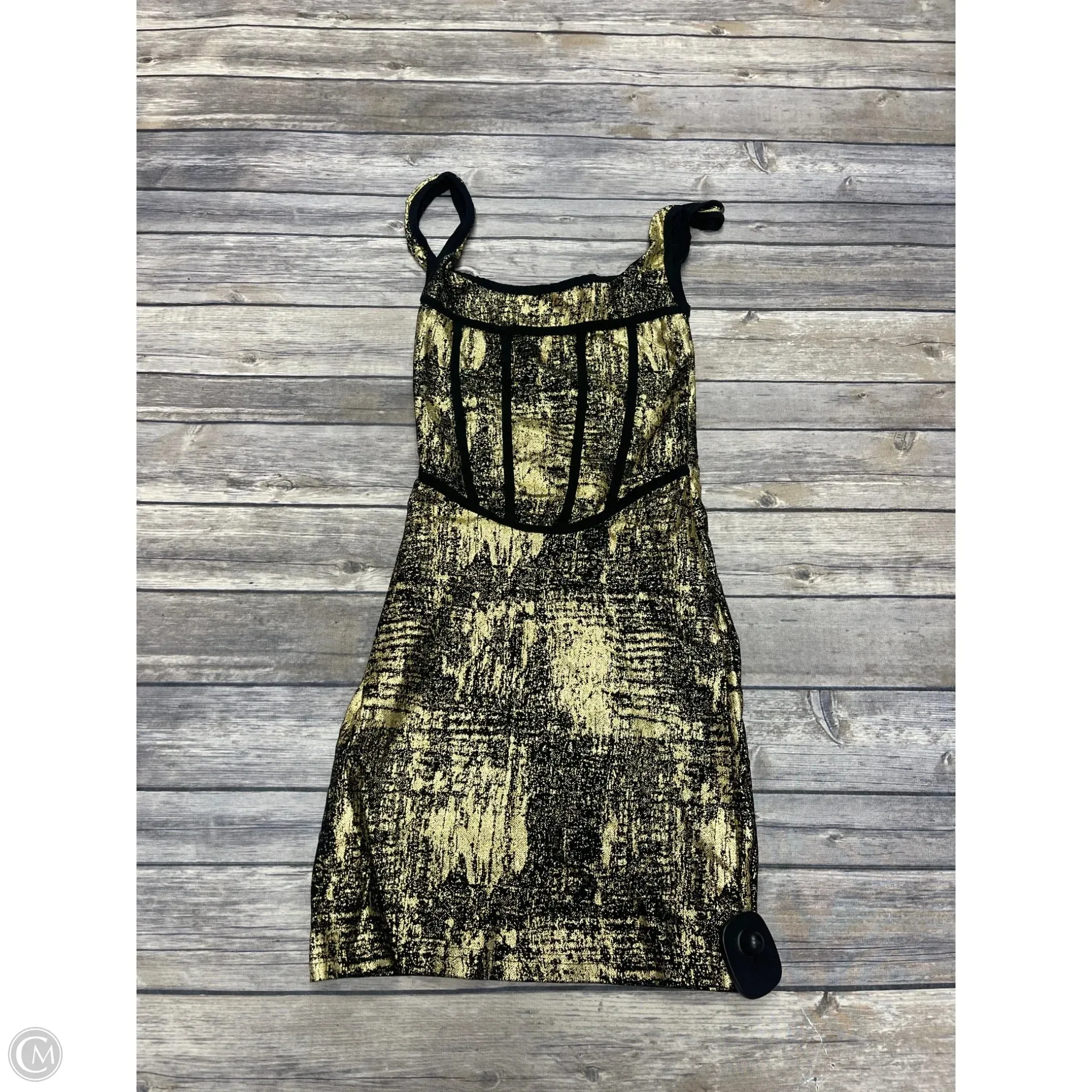 Dress Party Short By Shein In Gold, Size: Xs