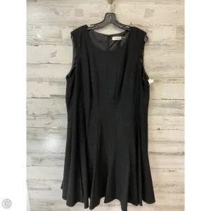 Dress Work By Calvin Klein In Black, Size: 3x