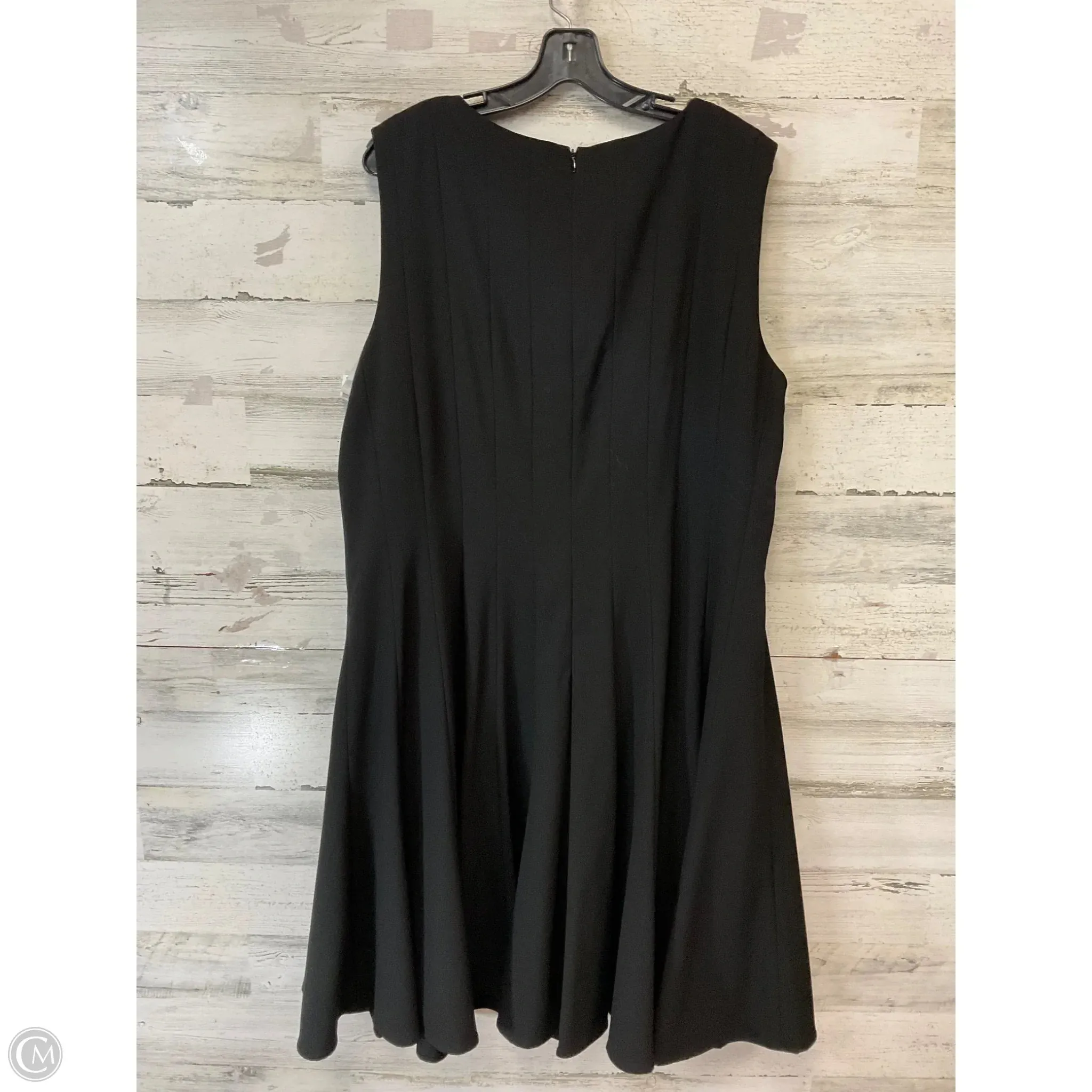 Dress Work By Calvin Klein In Black, Size: 3x