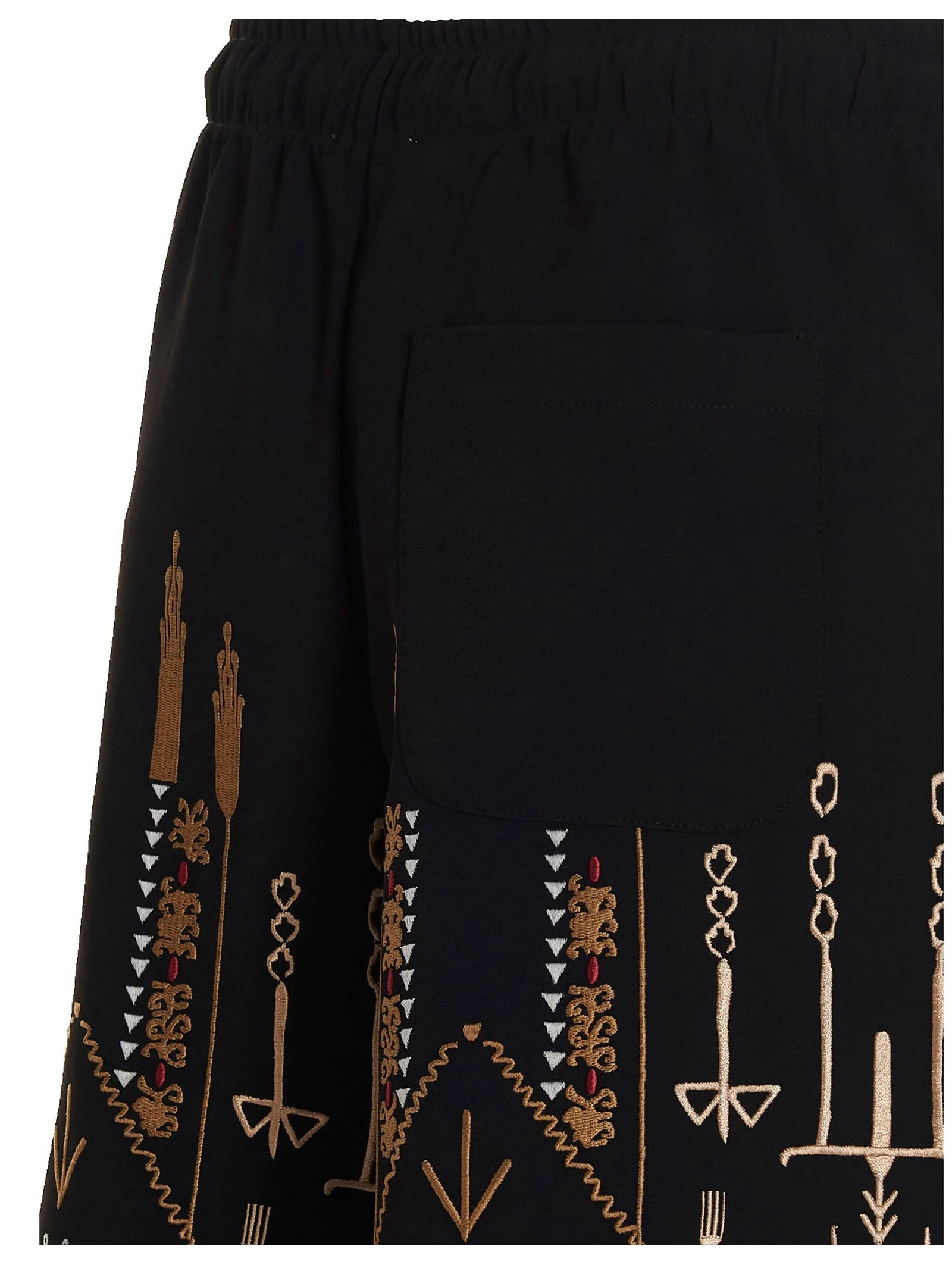 Etro Embroidered Mid Rise Shorts